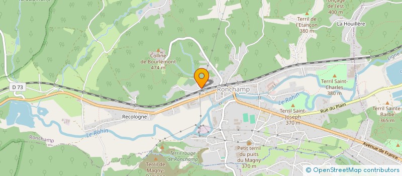 localisation de l'entreprise MADAME MELANIE SCHOELLHAMMER  RONCHAMP