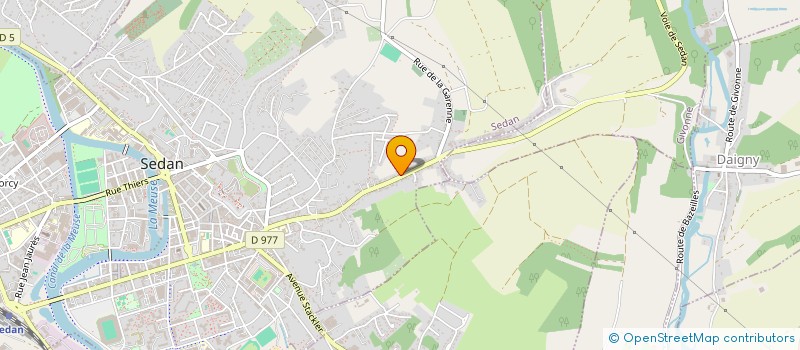 localisation de l'entreprise MADAME MELANIE SCHONINGER  SEDAN