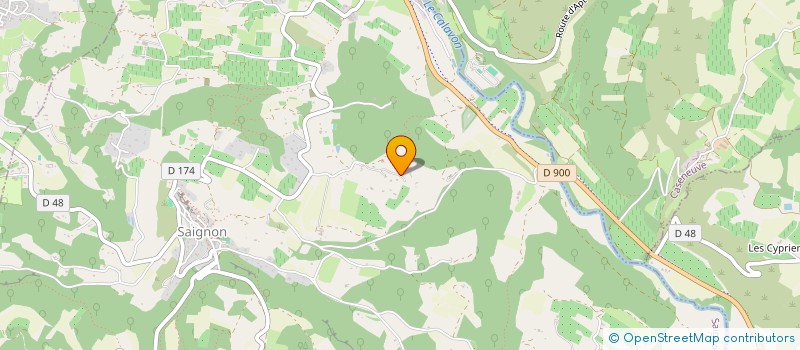 localisation de l'entreprise MADAME MELANIE SCIBILIA  SAIGNON