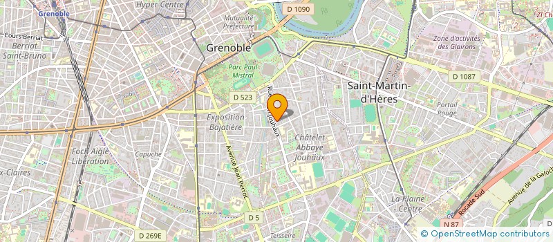 localisation de l'entreprise MADAME MELANIE SECHER  GRENOBLE