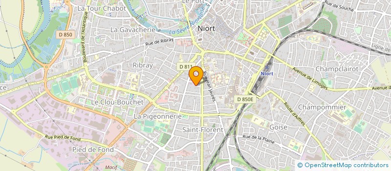 localisation de l'entreprise MADAME MELANIE SEGUIN à NIORT