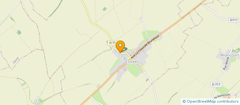 localisation de l'entreprise MADAME MELANIE SERAYE  ESTREES