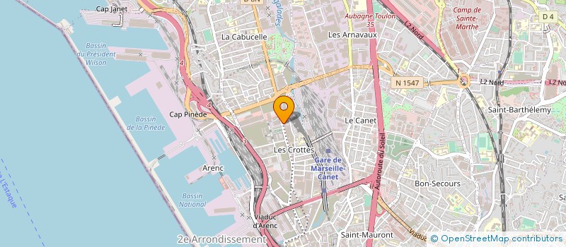 localisation de l'entreprise MADAME MELANIE SERGENT à MARSEILLE
