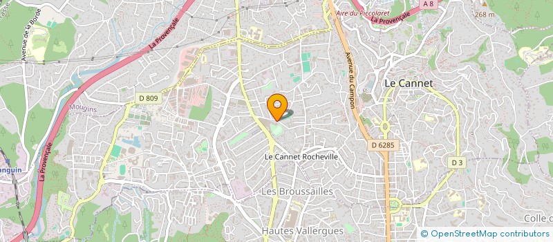 localisation de l'entreprise MADAME MELANIE SEURET à LE CANNET
