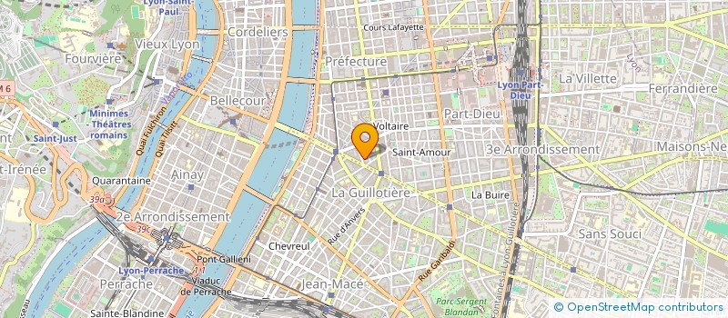 localisation de l'entreprise MADAME MELANIE SEVE  LYON