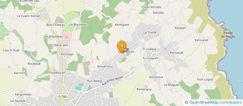 localisation de l'entreprise MADAME MELANIE SINIGAGLIA  PLOUHA