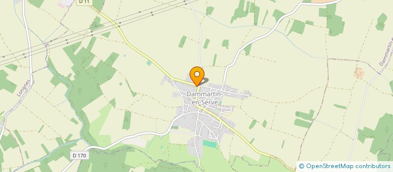 localisation de l'entreprise MADAME MELANIE SIWICK  DAMMARTIN-EN-SERVE