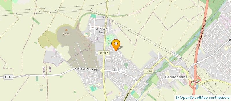 localisation de l'entreprise MADAME MELANIE SLASKI  HULLUCH