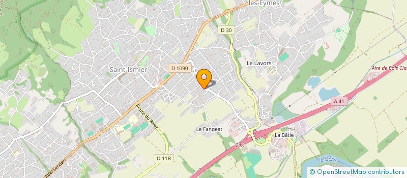 localisation de l'entreprise MADAME MELANIE SORACE  SAINT-ISMIER