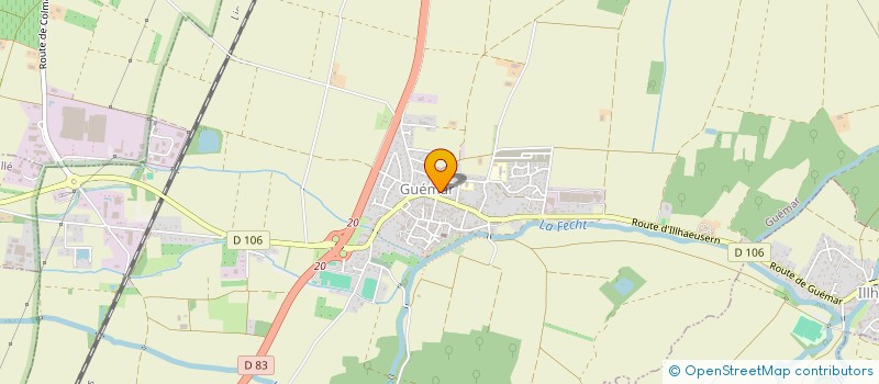 localisation de l'entreprise MADAME MELANIE SORGATO  GUEMAR