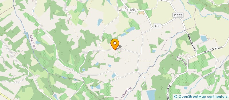 localisation de l'entreprise MADAME MELANIE SOUSBIE  LABARTHETE