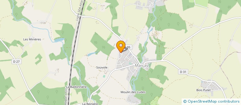 localisation de l'entreprise MADAME MELANIE SPIEGEL  MARCAY