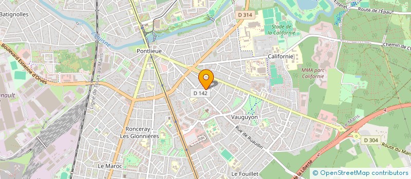 localisation de l'entreprise MADAME MELANIE STEF à LE MANS