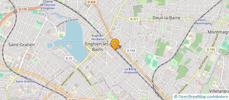 localisation de l'entreprise MADAME MELANIE SU-PING LIM à ENGHIEN-LES-BAINS