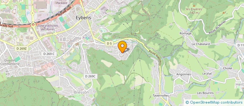 localisation de l'entreprise MADAME MELANIE SURIANO  EYBENS