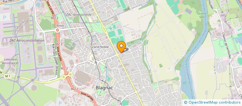 localisation de l'entreprise MADAME MELANIE SUSPENE  TOULOUSE