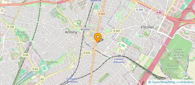 localisation de l'entreprise MADAME MELANIE TABOYAN à ANTONY