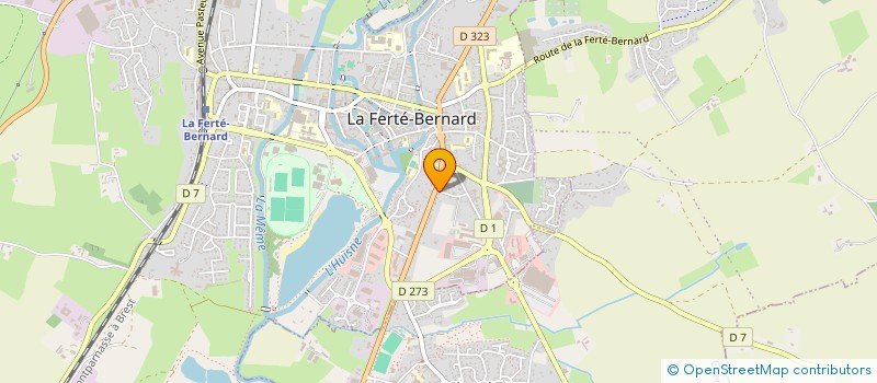 localisation de l'entreprise MADAME MELANIE TACHEAU à LA FERTE-BERNARD