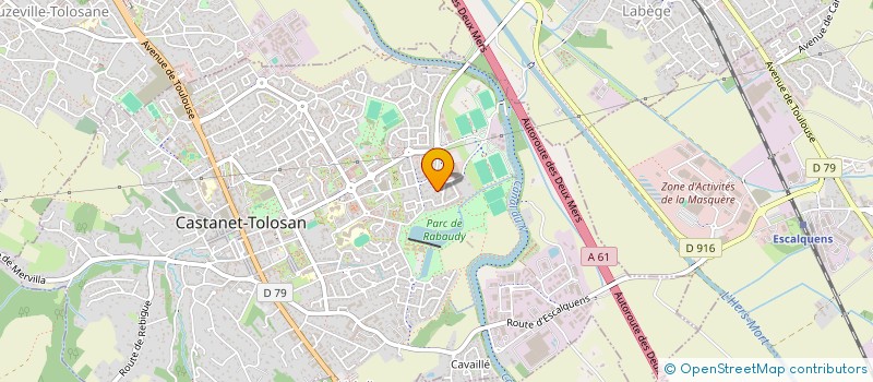 localisation de l'entreprise MADAME MELANIE TACHI DUPRAT à CASTANET-TOLOSAN