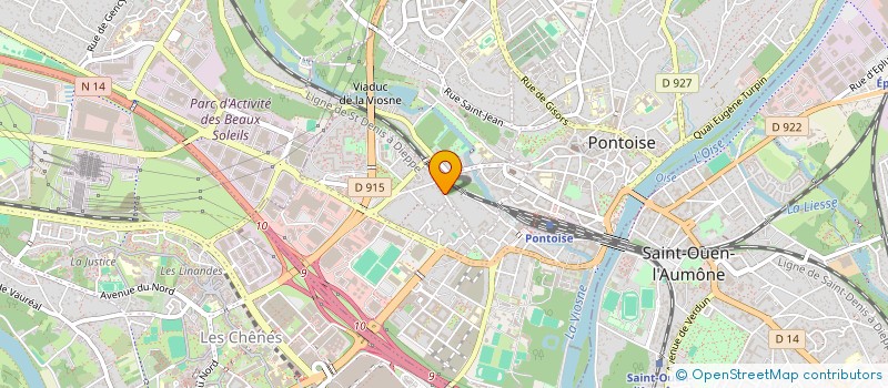 localisation de l'entreprise MADAME MELANIE TAFFIN  PONTOISE