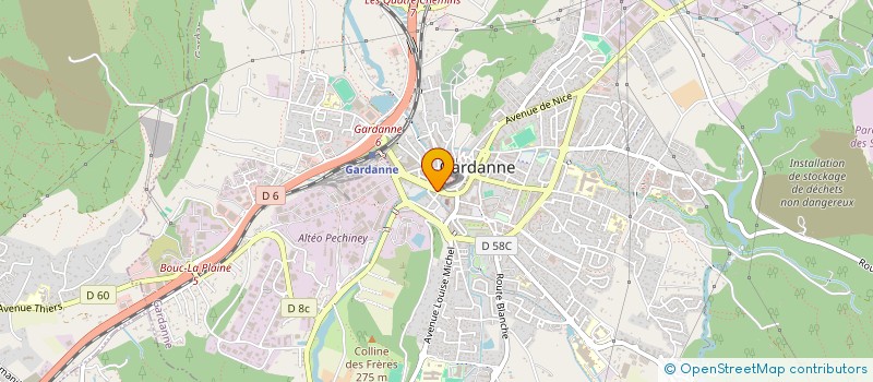 localisation de l'entreprise MADAME MELANIE TALLUTO à GARDANNE