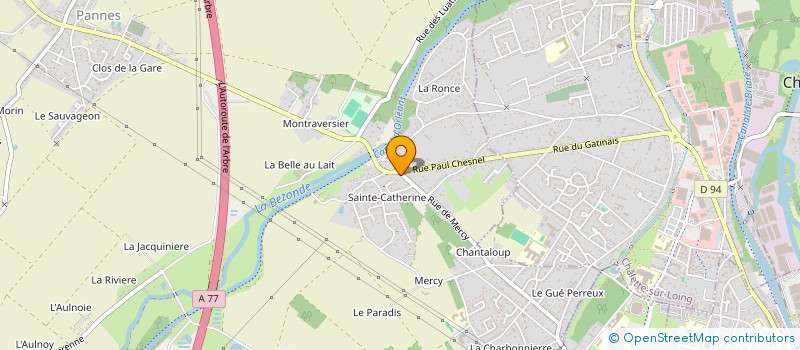 localisation de l'entreprise MADAME MELANIE TAVARES à PANNES