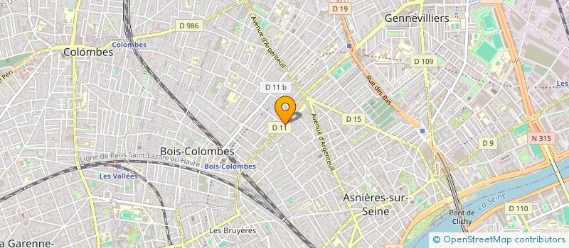 localisation de l'entreprise MADAME MELANIE TELLE  ASNIERES-SUR-SEINE