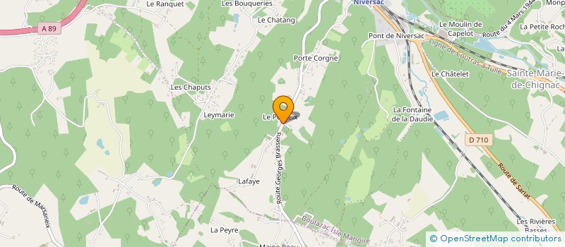 localisation de l'entreprise MADAME MELANIE TERGOLINA  BOULAZAC ISLE MANOIRE