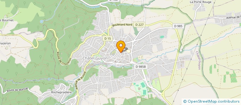 localisation de l'entreprise MADAME MELANIE TERPEREAU à CHATEL-GUYON