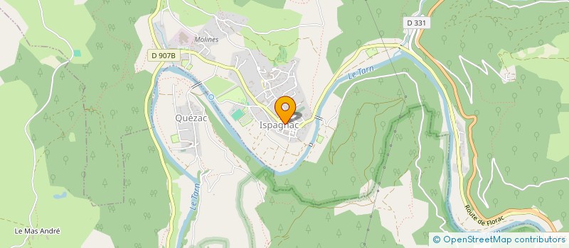 localisation de l'entreprise MADAME MELANIE TERRISSE  ISPAGNAC
