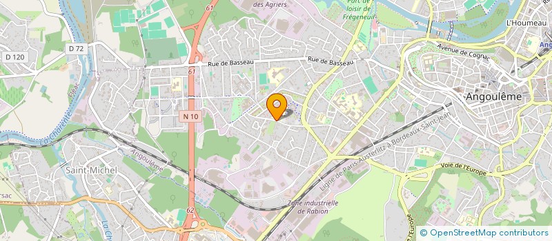 localisation de l'entreprise MADAME MELANIE TESSONNEAU à ANGOULEME