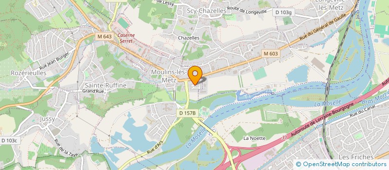 localisation de l'entreprise MADAME MELANIE THIERY  LESSY