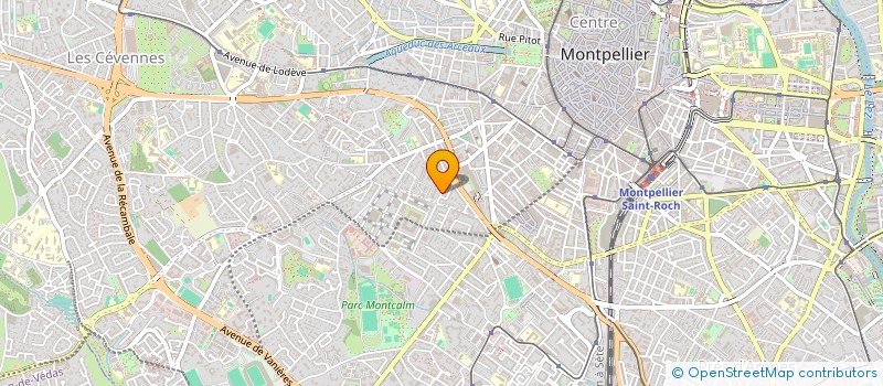 localisation de l'entreprise MADAME MELANIE THOMAS à MONTPELLIER