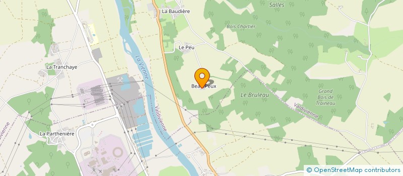 localisation de l'entreprise MADAME MELANIE THORE  VALENCE-EN-POITOU