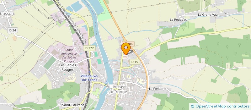 localisation de l'entreprise MADAME MELANIE TISSERAND à VILLENEUVE-SUR-YONNE