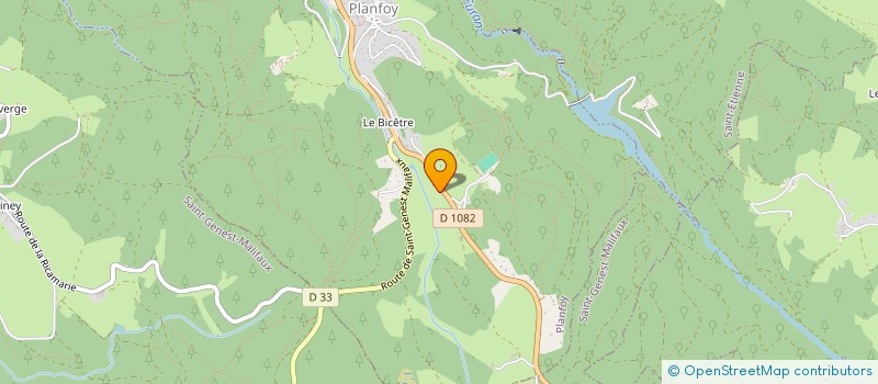 localisation de l'entreprise MADAME MELANIE TOBIA  SAINT-GENEST-MALIFAUX