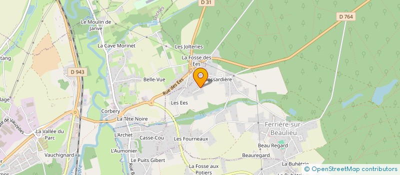 localisation de l'entreprise MADAME MELANIE TOREAU à FERRIERE-SUR-BEAULIEU