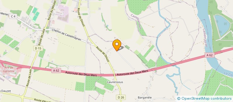 localisation de l'entreprise MADAME MELANIE TOUGES  CASTELMAYRAN