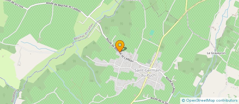 localisation de l'entreprise MADAME MELANIE TRIJAUD  SAINT-GERMAIN-DU-PUCH