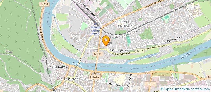 localisation de l'entreprise MADAME MELANIE TROUSSARD  SAINT-AUBIN-LES-ELBEUF