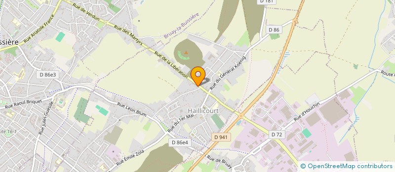 localisation de l'entreprise MADAME MELANIE TRUPIN  HAILLICOURT