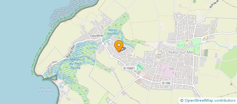 localisation de l'entreprise MADAME MELANIE TURPIN  LA ROCHELLE