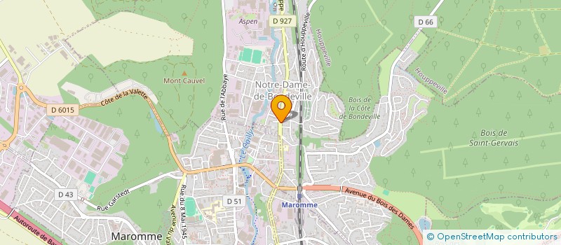 localisation de l'entreprise MADAME MELANIE TURQUETIL  NOTRE-DAME-DE-BONDEVILLE