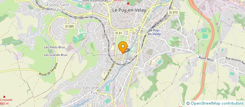 localisation de l'entreprise MADAME MELANIE URSIN  LE PUY-EN-VELAY