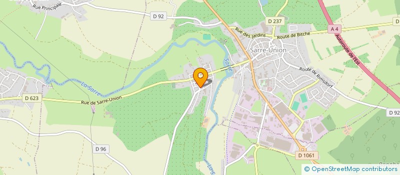 localisation de l'entreprise MADAME MELANIE VALDENAIRE  HERBITZHEIM