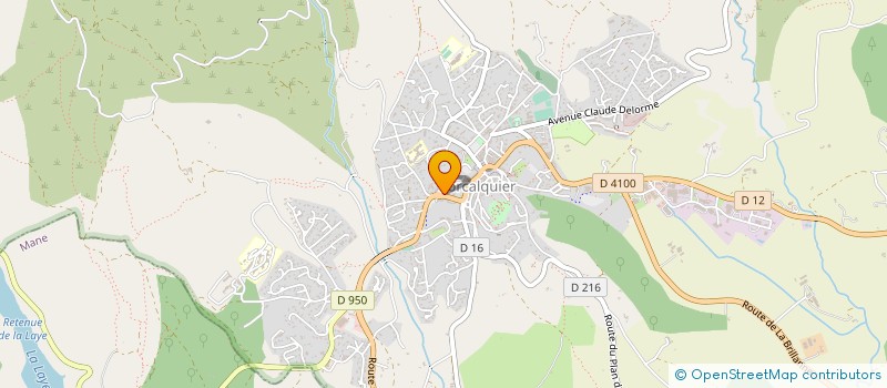 localisation de l'entreprise MADAME MELANIE VALLEE  FORCALQUIER