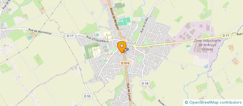 localisation de l'entreprise MADAME MELANIE VANDENBILCKE  BROUCKERQUE