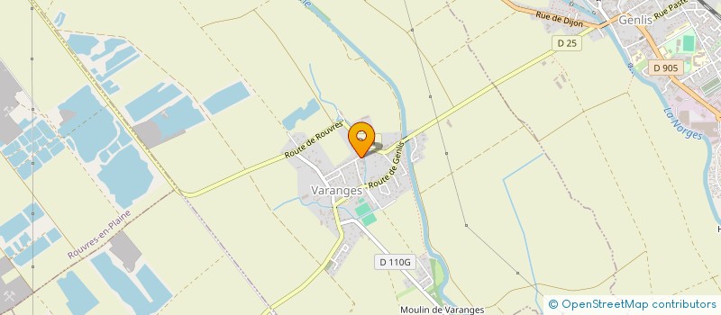 localisation de l'entreprise MADAME MELANIE VARIOT  VARANGES