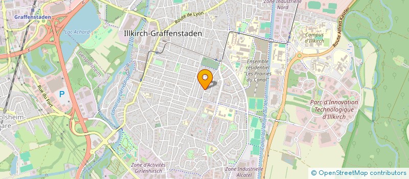 localisation de l'entreprise MADAME MELANIE VELARD  ILLKIRCH-GRAFFENSTADEN