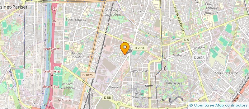 localisation de l'entreprise MADAME MELANIE VERDIER  GRENOBLE